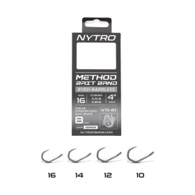   NYTRO NTO-B3 ELŐKÖTÖTT SZAKÁLL NÉLKÜLI CSALIGYŰRŰS METHOD ELŐKE 10 CM 10/0,25MM