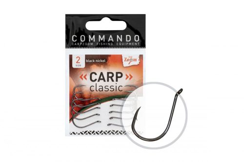 CZ Klasszikus pontyozó horog, #1/0, 10 db